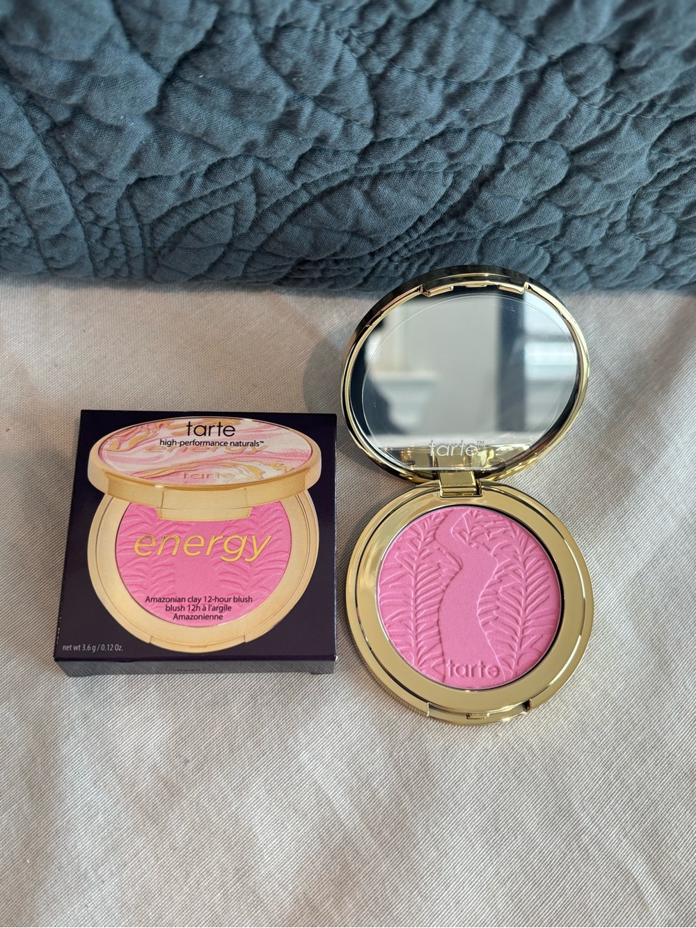 Tarte Amazonian Clay 12 Hour Blush Energy Pink Full Size NIB